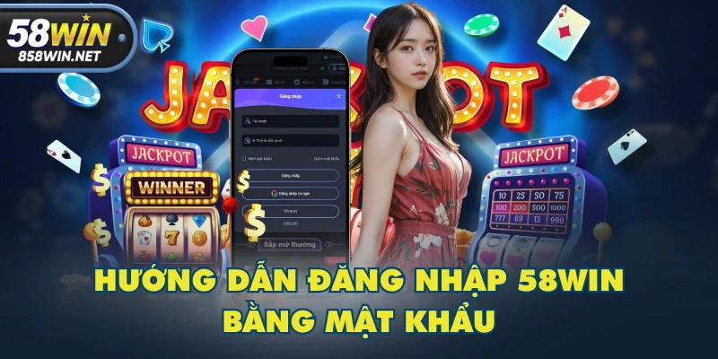 Hướng dẫn đăng nhập 58WIN bằng mật khẩu Hướng dẫn đăng nhập 58WIN bằng mật khẩu