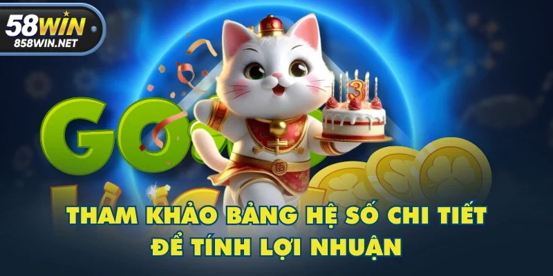 Tham khảo bảng hệ số chi tiết để tính lợi nhuận Tham khảo bảng hệ số chi tiết để tính lợi nhuận