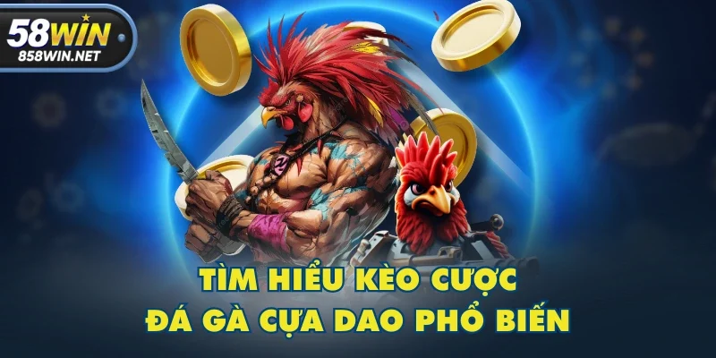 Tìm hiểu kèo cược đá gà cựa dao phổ biến Tìm hiểu kèo cược đá gà cựa dao phổ biến